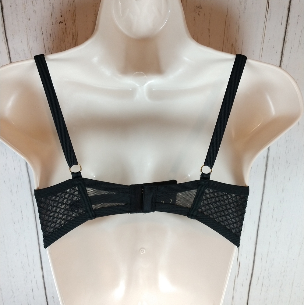 Victoria's Secret Fishnet Lace Push-up Bra - Picture 2 of 9